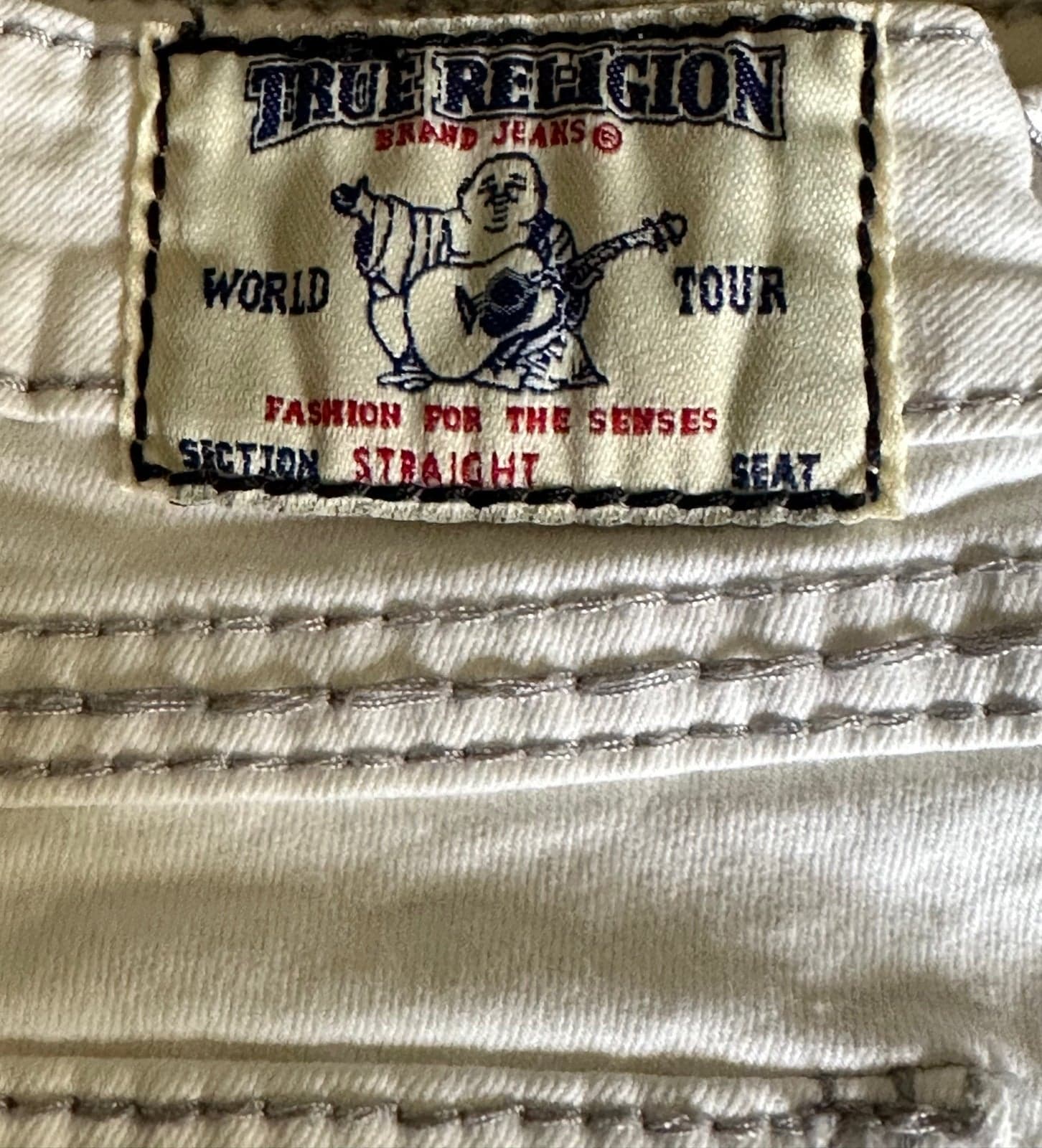 Womens True Religion Straight White Jeans Size 29 - Thumbnail 5