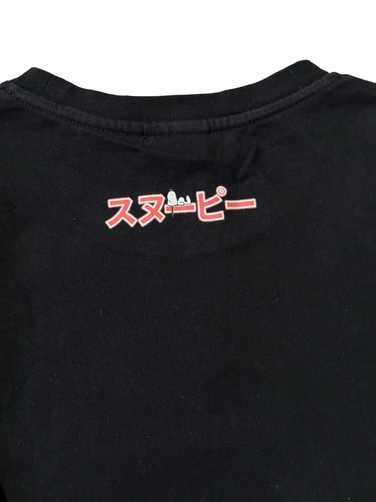 Zara Snoopy Peanuts T Shirt Black Men's XLarge XL Graphic - Thumbnail 5
