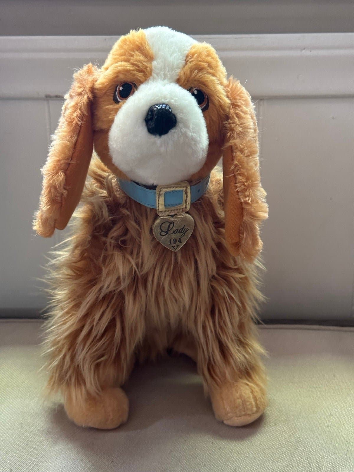 Disney Parks 12" Lady & The Tramp Plush Live Action Dog Spaniel Realistic Stuffy - Thumbnail 2
