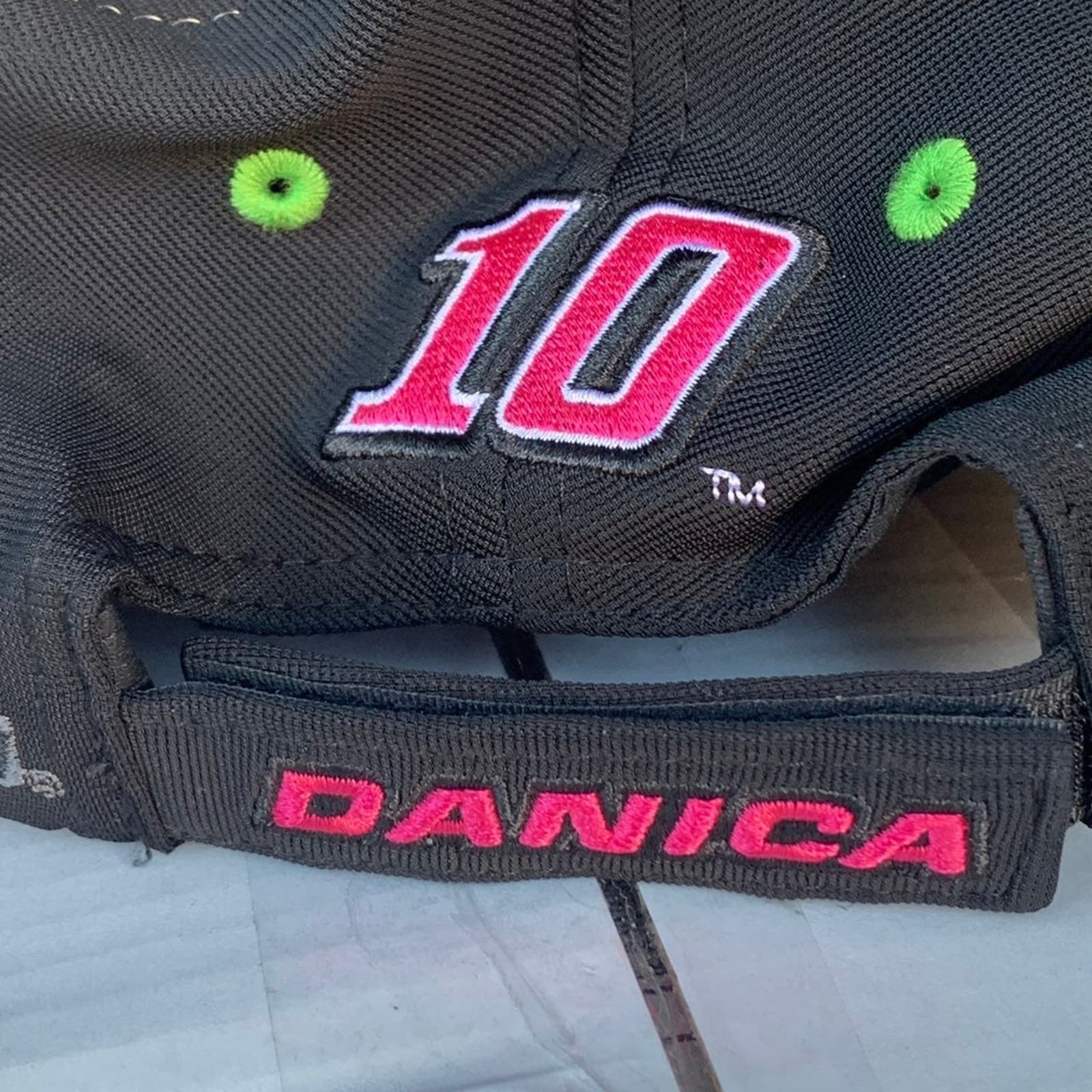 NASCAR Chase Authentics Danica Patrick Breast Cancer Hat - Thumbnail 4