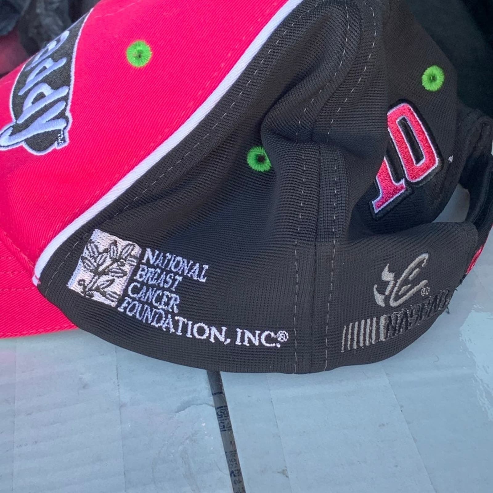 NASCAR Chase Authentics Danica Patrick Breast Cancer Hat - Thumbnail 5