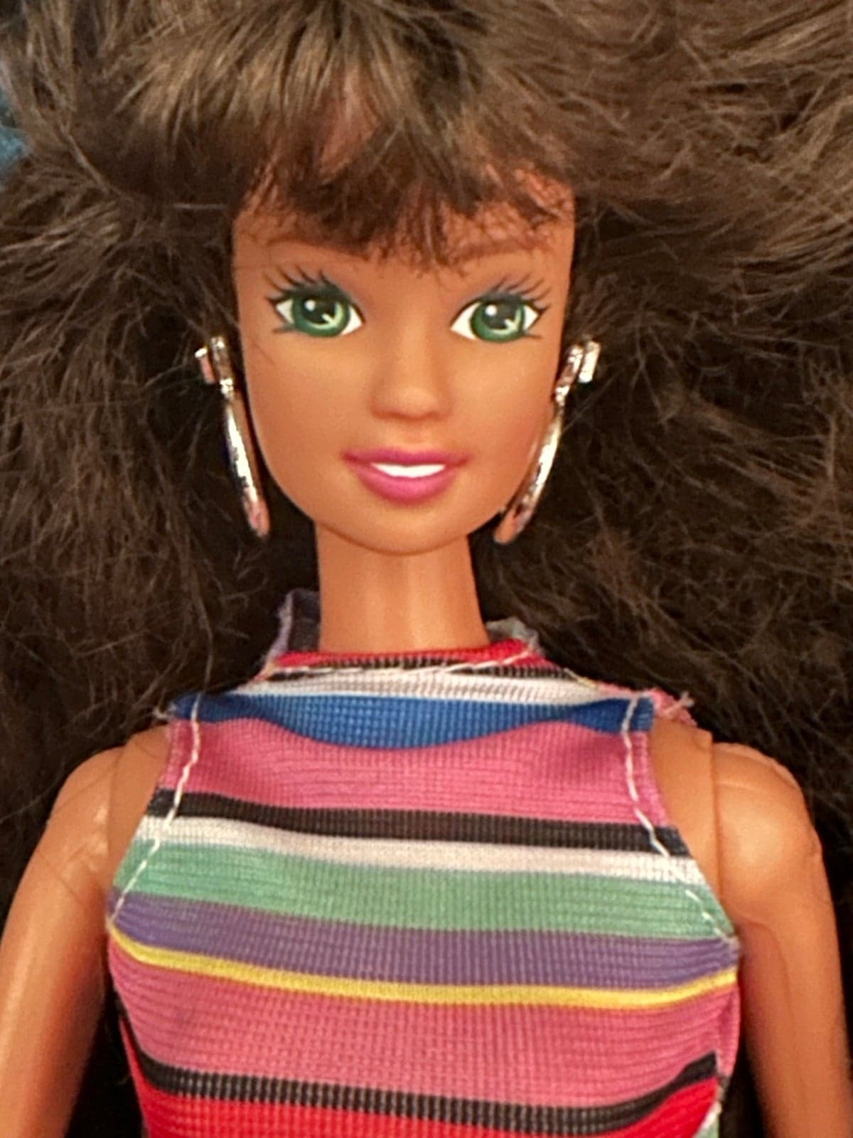 1990 Teresa Vintage Brunette Bendable Barbie Doll - Thumbnail 6