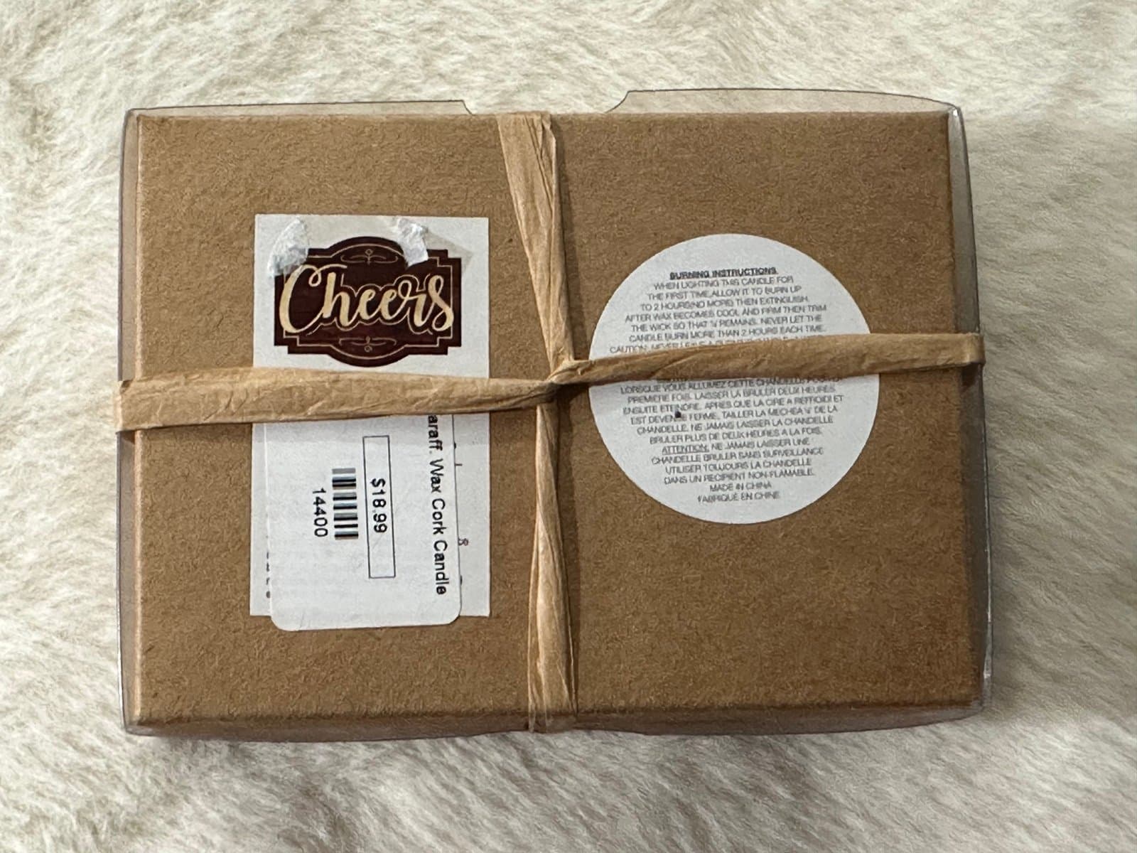 4 Pack Wine Bottle Cork Candles - Thumbnail 2