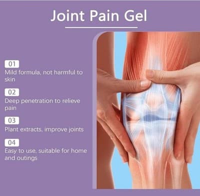 Kreain Joint Pain Gel Fast Acting Gel, Kresin Soothing Pain Massage Gel, 100g - Thumbnail 2