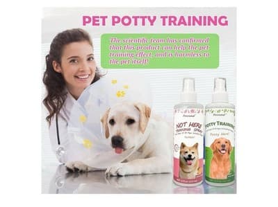 Pet Not Here and Potty Training Aid, Essential Potty Spray for Puppies - Dog Spr - Thumbnail 2