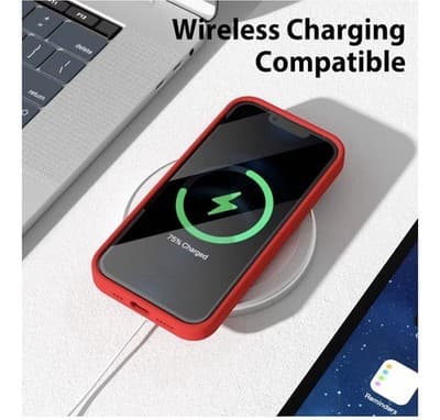 📱 iPhone 14 Plus Liquid Silicone Case – Red - Thumbnail 6