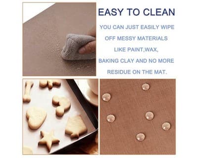 🔥 CRAFTING – HEAT PRESS & BAKING ESSENTIAL! 4 Pack Teflon Sheets – 16" x 20" - Thumbnail 3