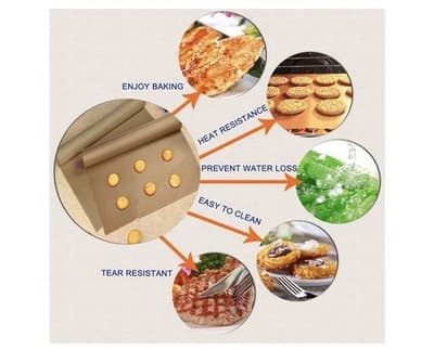 🔥 CRAFTING – HEAT PRESS & BAKING ESSENTIAL! 4 Pack Teflon Sheets – 16" x 20" - Thumbnail 4