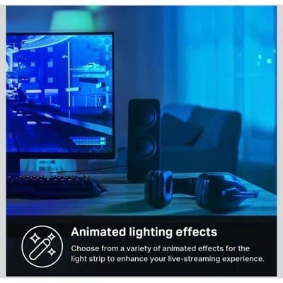 TP-Link Kasa Smart KL400L5 16.4ft WiFi LED Full Color Light Strip - Thumbnail 7