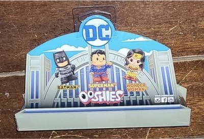 Ooshies 3pk DC BATMAN, SUPERMAN, WONDER WOMAN 1.5" Figures! #26315 - Thumbnail 3