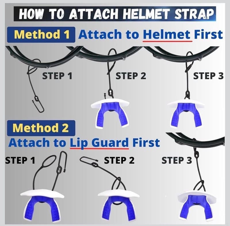 Oral Mart Stealth Viper Football Mouth Guard with 3D Lip Fit Design - Thumbnail 5
