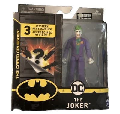 (1) DC SPIN MASTER 2020 4" Action Figure 1St. Edt. The JOKER Purple Suit - Thumbnail 2