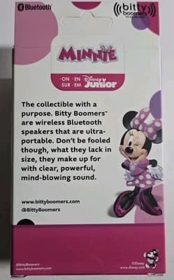 Bitty Boomer Disney Minnie Mouse Mini Bluetooth Speaker - Thumbnail 2