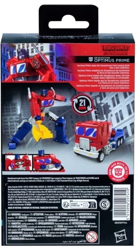 Transformers Studio Series Devastation Optimus Prime Action Figure - Thumbnail 5