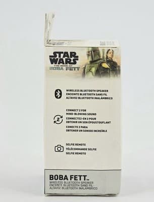 Star Wars Book of Boba Fett - Boba Fett Bluetooth Speaker Bitty Boomers New - Thumbnail 4