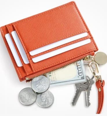 Womens Wallet RFID Blocking Credit Card Holder Slim Minimalist Wristlet Card - Thumbnail 3