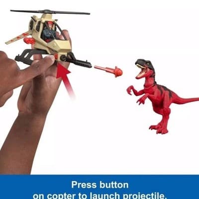 Mattel Jurassic World Legacy Collection Chopper Chase Pack with ACU Pilot and At - Thumbnail 5