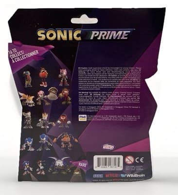 NEW Sonic Prime SONIC / AMY / EGGMAN 3pc Collectible Figures Pack - Thumbnail 5