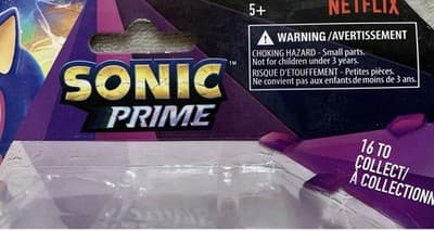 NEW Sonic Prime SONIC / AMY / EGGMAN 3pc Collectible Figures Pack - Thumbnail 3