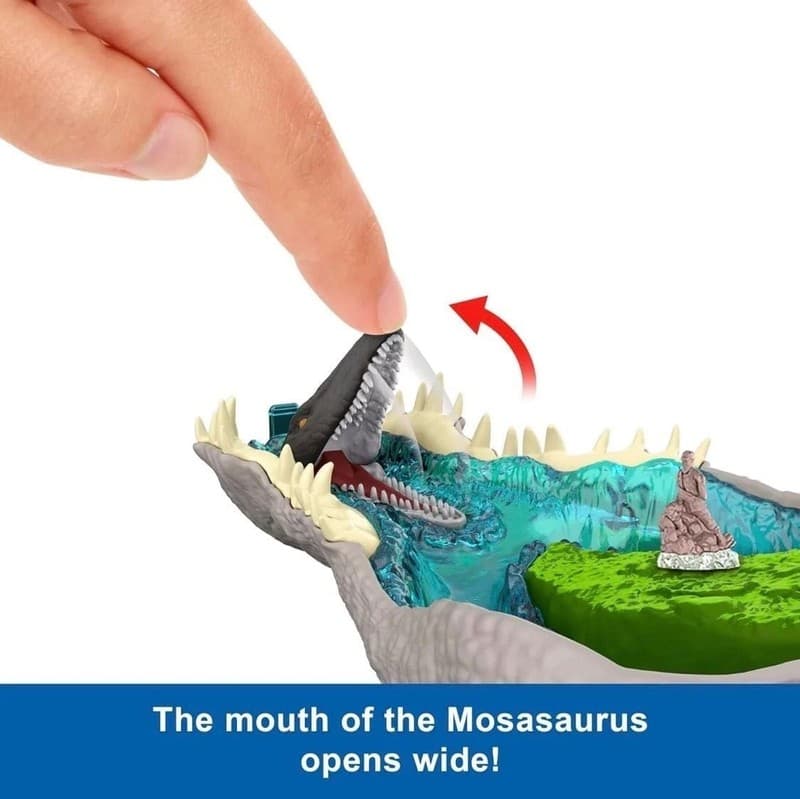 Mattel Jurassic World Rebirth Micro Adventures Spinosaurus Playset - Thumbnail 3