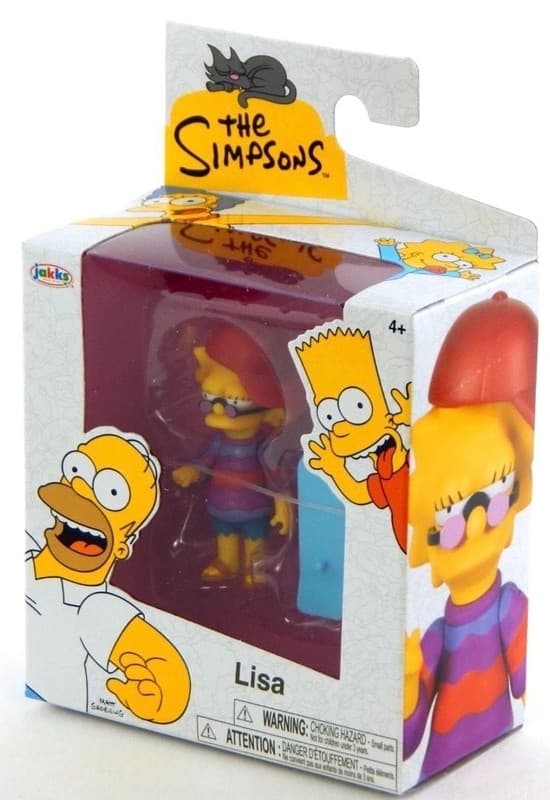 The Simpsons Jakks Pacific Lisa Action Figure with Skateboard - Thumbnail 3