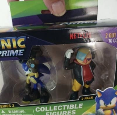 SONIC PRIME SERIES 2 SONIC & DR DON'T COLLECTIBLE FIGURES 2 PACK NIB - Thumbnail 2