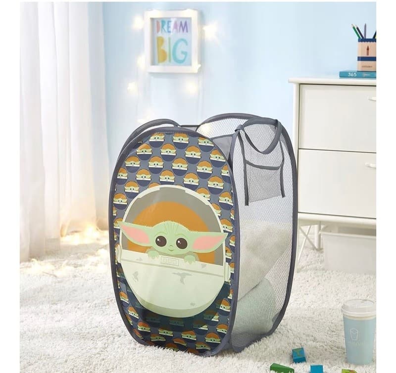 Star Wars The Mandalorian Baby Yoda The Child Pop Up Hamper Laundry Basket - Thumbnail 2