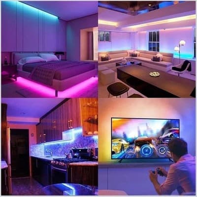 DAYBETTER 100ft LED Strip Lights,USB Powered,App Control and Music Sync, Color C - Thumbnail 6