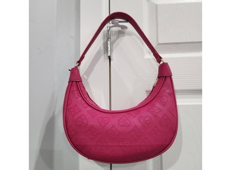 NWT Juicy Couture Top Notch Hobo Shoulder Bag in Raspberry Tart - Thumbnail 4