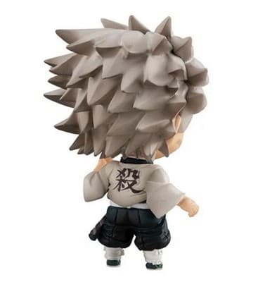 Demon Slayer Sanemi Shinazugawa Chibi Figure Anime Manga Collectible Toy - Thumbnail 2