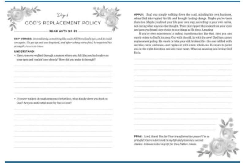 The Daily 5-Minute Bible Study Journal for Women: 365 Encouraging Readings - Thumbnail 6