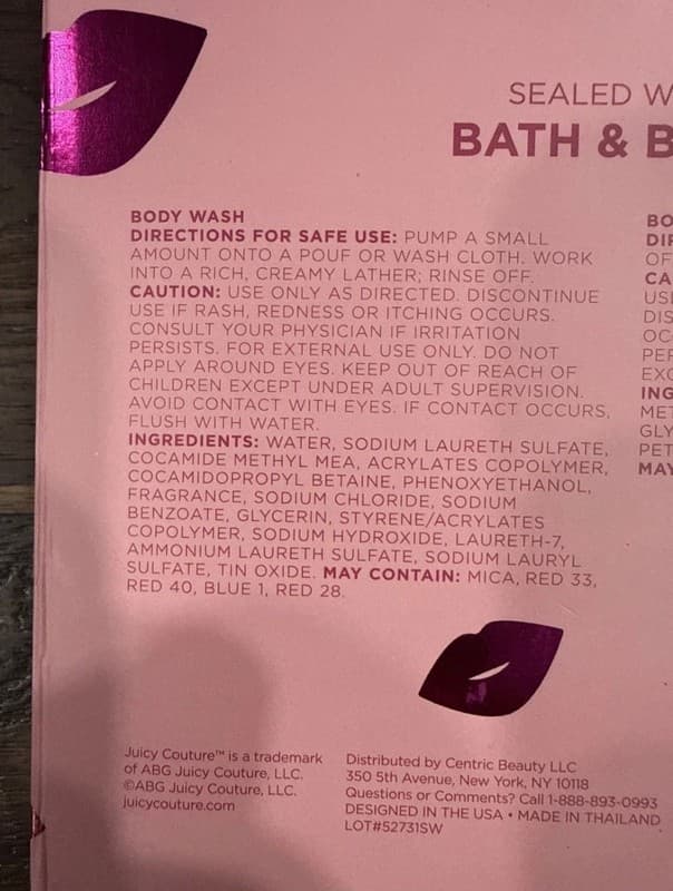Juicy Couture Sealed With A Kiss Bath & Body Set - Thumbnail 7