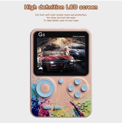 500 in 1 Portable Handheld Console with 3Inch LCD Screen 500 Classical Game - Thumbnail 8