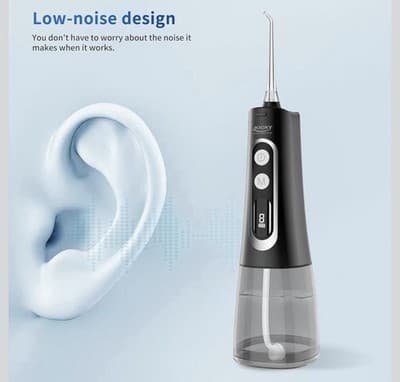 Water Dental Flosser Cordless for Teeth Cleaning - 4 Modes Oral Irrigator 300ML - Thumbnail 7