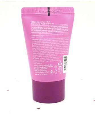 NEW TonyMoly Plum Bum Tightening Peptide Serum Travel Size MINI 30ml/1oz AUTHNTC - Thumbnail 3