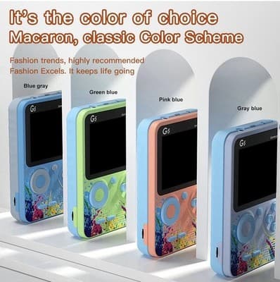 500 in 1 Portable Handheld Console with 3Inch LCD Screen 500 Classical Game - Thumbnail 5
