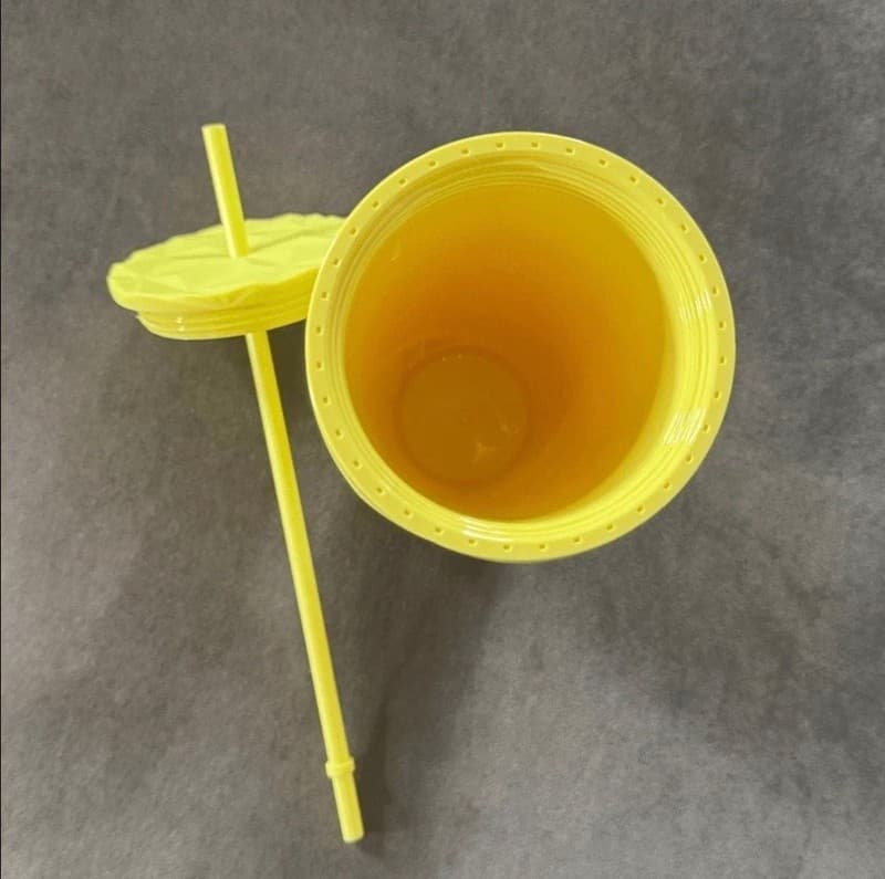 Starbucks Yellow Geometric Studded Cold Cup Tumbler 24 oz - Thumbnail 5