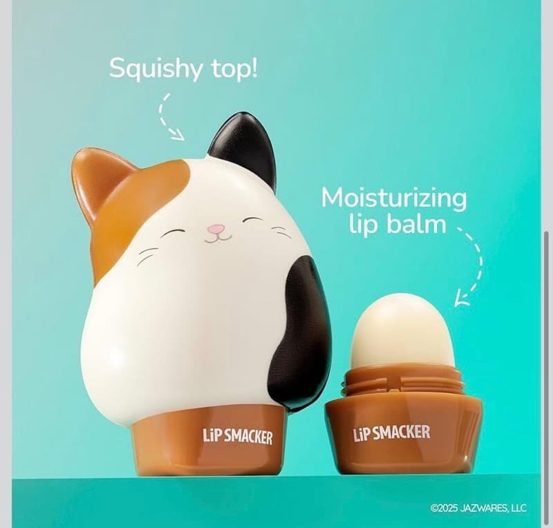 Lip Smacker Squishmallows Cam the Cat Vanilla Lip Balm, 0.2 oz - Thumbnail 3