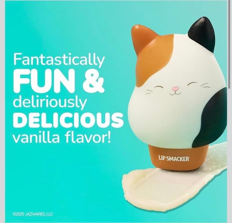 Lip Smacker Squishmallows Cam the Cat Vanilla Lip Balm, 0.2 oz - Thumbnail 2
