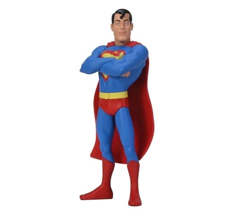 NECA Toony Comics Superman 6-Inch Scale Action Figure with Cutout Backdrop - Thumbnail 4