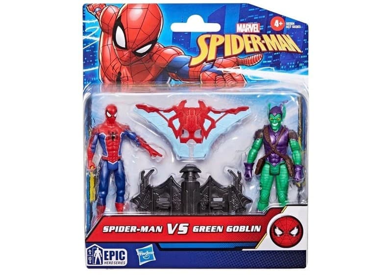 Marvel Epic Hero Series Spider-Man vs Green Goblin Action Figure 2-Pack with Acc - Thumbnail 3