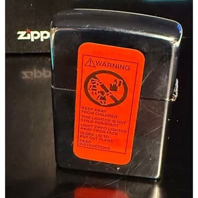 Zippo 2002 Mother of Pearl Abalone Checkerboard Lighter Vintage USA Made F 02 - Thumbnail 8