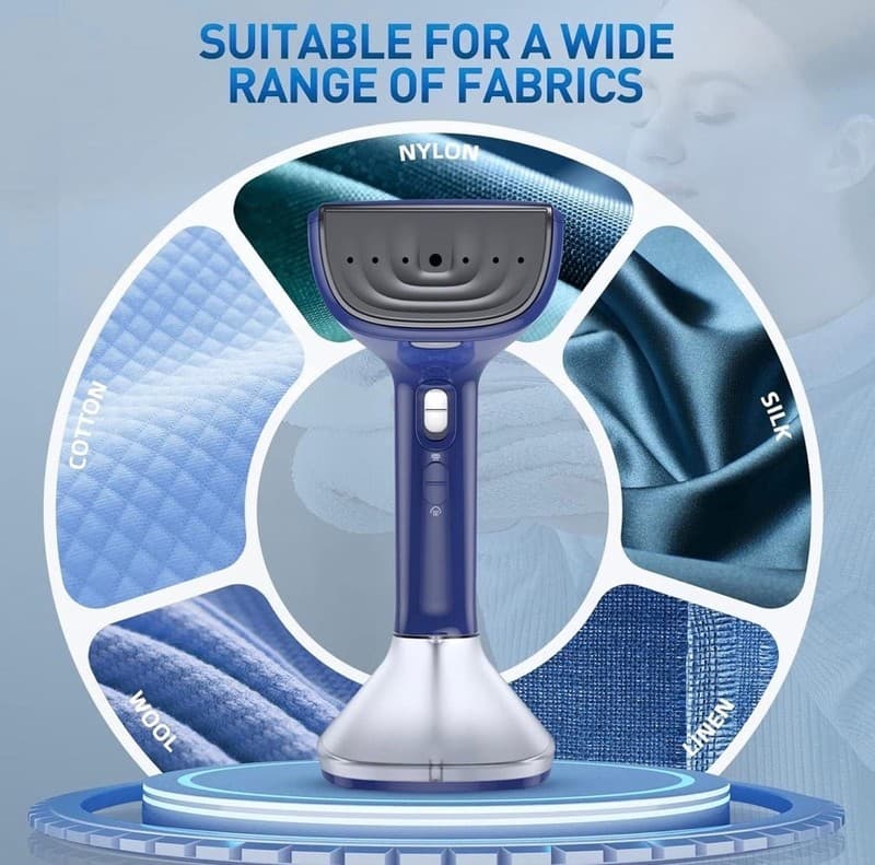 Steamer for Clothes - 1800W Powerful Steam, 2 Modes for Wet and Dry Ironing, 20- - Thumbnail 4
