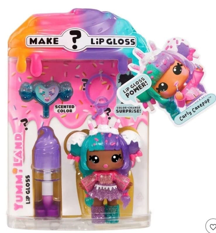 Yummiland Carly Cakepop Color-Change Doll and DIY Lip Gloss Set - Thumbnail 3