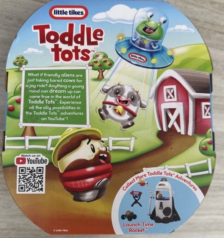 Little Tikes Toddle Tots Far Out Farm Spaceship and 3 Figure Playset - Thumbnail 2