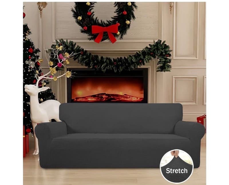 Easy-Going Stretch Sofa Slipcover 1-Piece Jacquard Furniture Protector - Thumbnail 3
