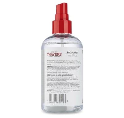 THAYERS Facial Mist Witch Hazel Aloe Vera Formula Rose Petal Toner 8 oz - Thumbnail 6