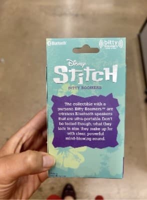 NEW Disney Stitch Bluetooth Speaker – Collectible Bitty Boomers | Loud Sound - Thumbnail 2
