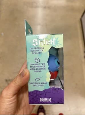 NEW Disney Stitch Bluetooth Speaker – Collectible Bitty Boomers | Loud Sound - Thumbnail 3