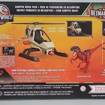 Jurassic World Legacy Collection Reimagined Chopper Chase Pack with Atrociraptor - Thumbnail 7